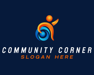 Disability Rehabilitation Community logo design