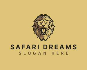 Lion Animal Safari logo design