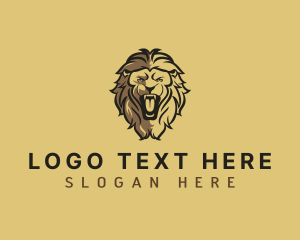 Lion - Lion Animal Safari logo design
