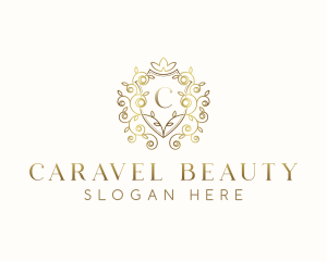 Floral Vine Garden logo design