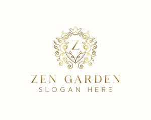 Floral Vine Garden logo design