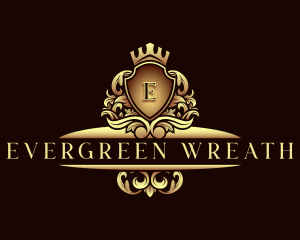 Luxury Crown Shield logo design