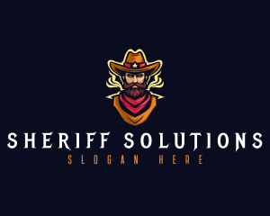 Western Sheriff Cowboy  logo