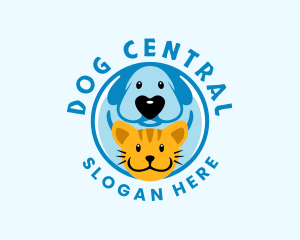 Cat Dog Veterinary logo design