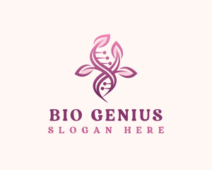 Biotech Leaf  DNA logo design