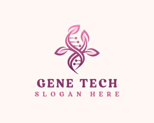 Biotech Leaf  DNA logo