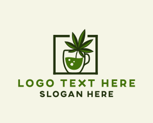 Marijuana Leaf Drink logo