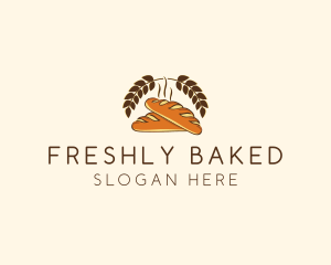 Bakery Baguette Deli Bread logo design