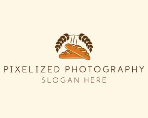 Bakery Baguette Deli Bread logo design