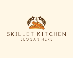 Bakery Baguette Deli Bread logo design