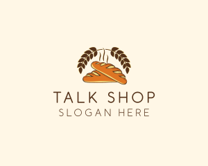 Bakery Baguette Deli Bread logo design