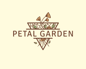 Floral Wellness Garden logo design