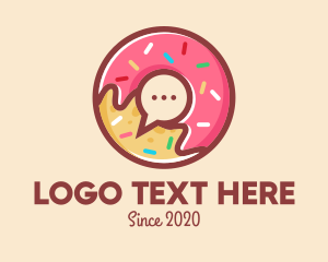 Colorful Donut Chat App logo