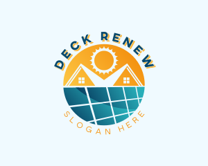 Residential Solar Panel logo design