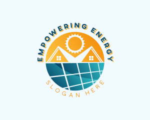 Residential Solar Panel logo design