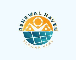 Residential Solar Panel logo design