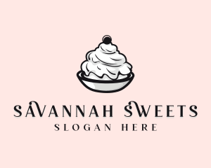 Sweet Dessert Mousse  logo design