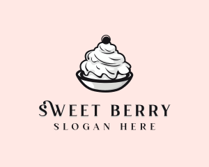 Sweet Dessert Mousse  logo design