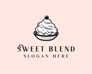 Sweet Dessert Mousse  logo design