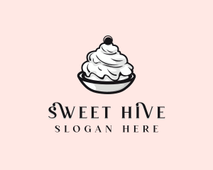 Sweet Dessert Mousse  logo design