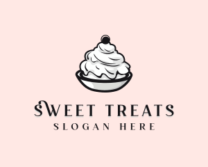 Sweet Dessert Mousse  logo design