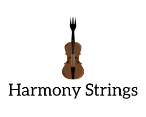 Fork Violin Instrument logo