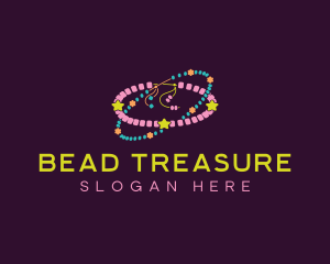 Beads Bracelet Accessories logo design