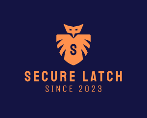 Owl Shield Wings Security logo design