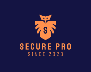 Owl Shield Wings Security logo design