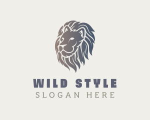 Animal Wild Lion logo design