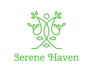 Green Human Vines  logo