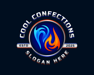 Hot Cold HVAC logo