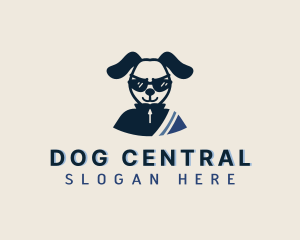 Pet Dog Sunglasses logo design