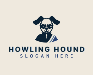 Pet Dog Sunglasses logo design