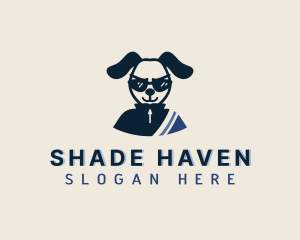 Pet Dog Sunglasses logo design