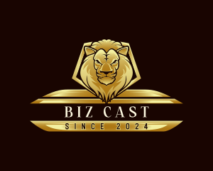 Luxury Lion Crest logo