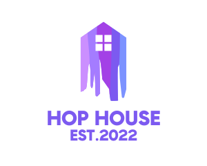 Colorful Paint House  logo design