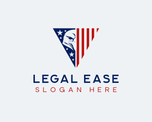 Eagle American Flag logo