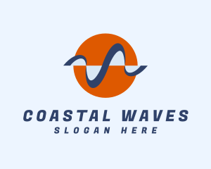 Modern Creative Wave logo design