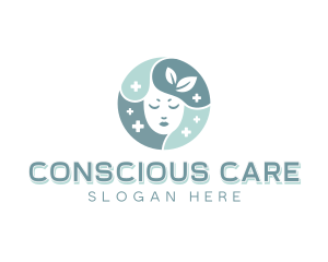 Mental Health Mindfulness Head logo design