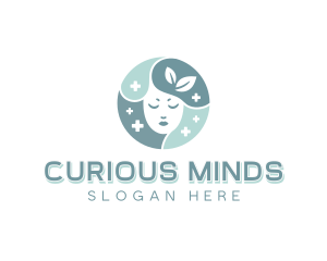 Mental Health Mindfulness Head logo design