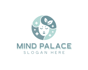 Mental Health Mindfulness Head logo design