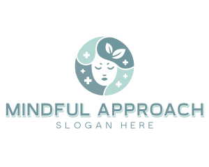 Mental Health Mindfulness Head logo design