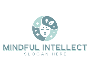 Mental Health Mindfulness Head logo design