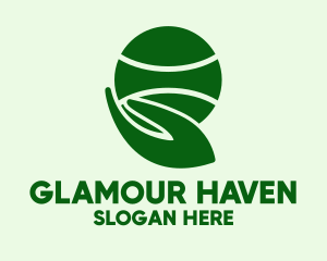 Tennis Ball Player Hand  logo