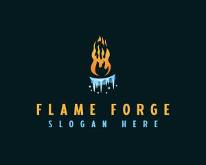 Fire Ice Thermal logo design