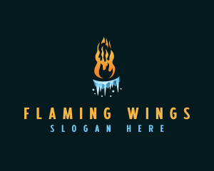 Fire Ice Thermal logo design