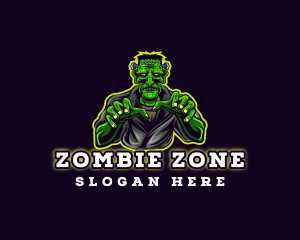 Frankenstein Monster Gaming logo design