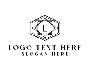 Art Deco Geometric Business logo