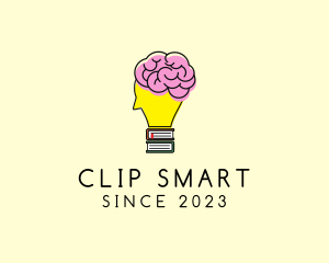 Smart Brain Book  logo design